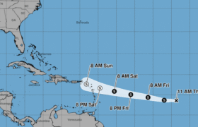Tempête tropicale Dolly se forme dans l&rsquo;Atlantique, pourrait apporter de fortes pluies aux Îles sous-le-vent